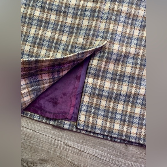 VTG Pendleton Knockabouts Plaid Skirt Pleated Skirt Multi Color Layered Size M L - Picture 5 of 11